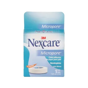 3M Nexcare Micropore Blanco de 1/2 pulgada