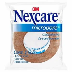 3M Nexcare Micropore Piel de 1/2 pulgada