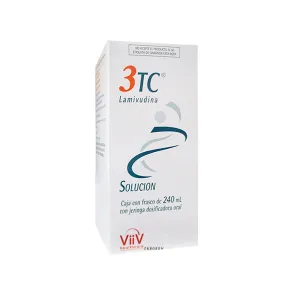 3TC Lamivudina 1G Solución Frasco 240ML