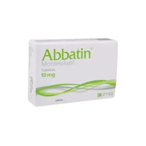 Abbatin Montelukast 10MG Caja 30 Tabletas